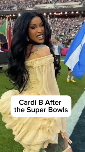 Cardi B Dancing After the Super Bowl Show