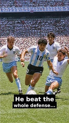Maradona’s Goal of the Century 🇦🇷 (1986)