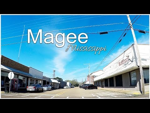 Magee Mississippi Downtown Tour - 4K