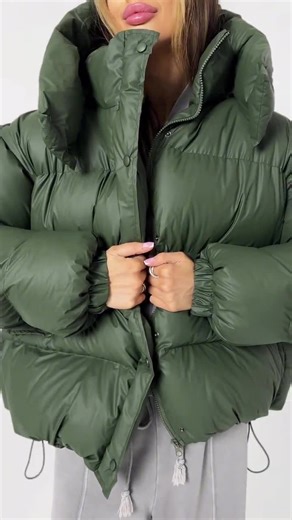 Womens Winter Jacket | Khaki Transformer Puffer With Detachable Hood & Sleeves | Waterproof Eco Down Coat - Etsy