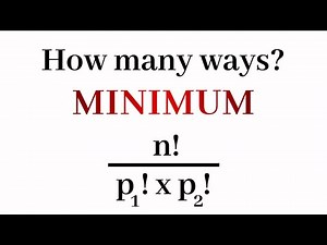 How Many Ways Can MINIMUM Be Arranged? | Permutations with Repeated Letters - SAT, ACT Math