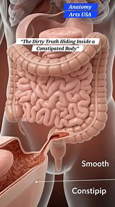 370K views · 929 reactions | The Dirty Truth Hiding Inside a Constipated Body | Gut Health | Anatomy Arts USA | Anatomy Arts | Facebook