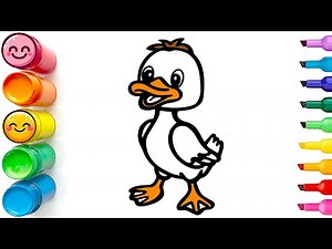 How to Draw a Cute Duck | Easy Step by Step Tutorial
