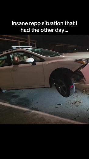 Insane repo situation that I had the other day… #repo #towlife #funny #cars #crash