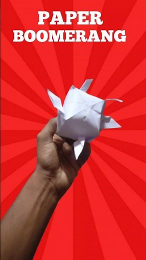 How to Make a Perfect Paper Boomerang That Really Comes Back | Easy DIY Tutorial #shorts #craft