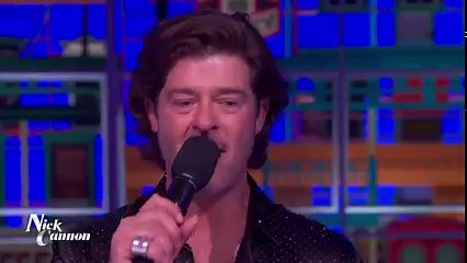 Sang a sneak peek of my new song on #NickCannonShow... Day One Friend feat. Rapsody drops TONIGHT at midnight! | Robin Thicke