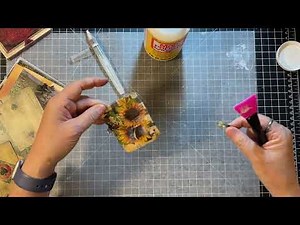 Mixed Media Monday! - Decoupage! - Altered Playing Cards & Postcards!