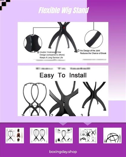 Flexible Wig Stand