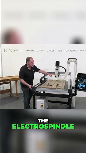 Affordable Benchtop CNC KX24| Laguna Tools #woodworking #cnc #tools #shorts #shortsfeed
