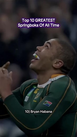 Top 10 GREATEST Springboks Of All Time 🏆🇿🇦 #rugby #rugbytok #rugbylife #fyp