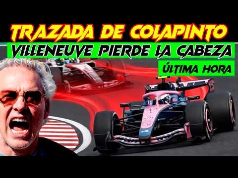 VIDEOS PROVE COLAPINTO'S 100% NORMAL LINE IN THE JAPANESE F1 GP AND VILLENEUVE ATTACKS WITH LIES