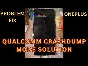 How to recover OnePlus from Qualcomm crashdump mode | Crashdump mode solution