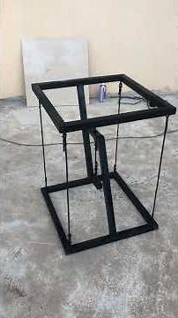 Floating Table making - Tensegrity Table with measurements - Steel