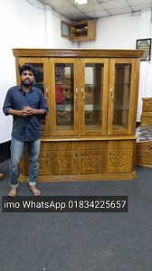 3.9K views · 19 reactions | Modern simple design wall cabinet showcase. Teak wooden showcase. new model furniture. #furniture #showcase #modern | New Model Furniture House | Facebook