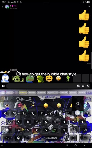 fav is hungry dog #viral #fypシ゚ #chat #tutorial | bubble chat tutorial in tiktok