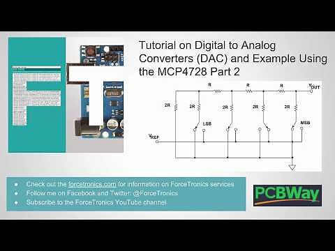 Tutorial on Digital to Analog Converters (DAC) and Example Using the MCP4728 Part 2