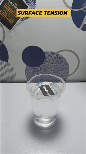 Surface Tension | Floating Blade on Water | Simple Science experiments #experiment