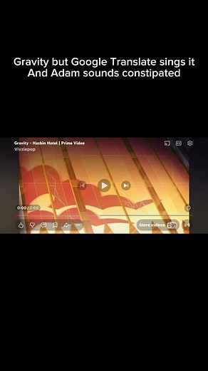 Gravity but Google Translate sings it! #hazbinhotel #lute #fyp #viral #abcxyz