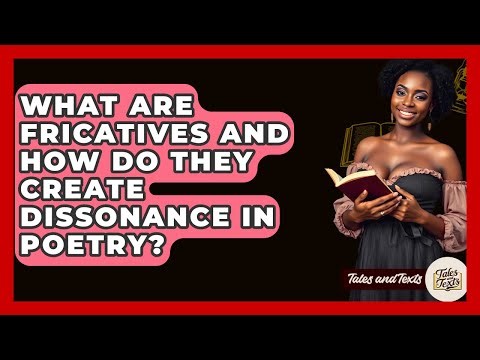 What Are Fricatives And How Do They Create Dissonance In Poetry? - Tales And Texts
