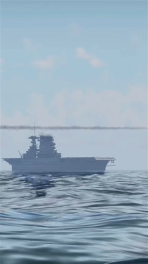 This video shows the tense moment a US cruise missile is seen speeding toward an aircraft carrier in the middle of the ocean. With high speed and a precise trajectory, the missile appears to pass low over the water's surface before heading toward its target.🚀🇺🇸 #usmilitary #cruisemissile #defensesystem #NavalPower | Ultimate American history