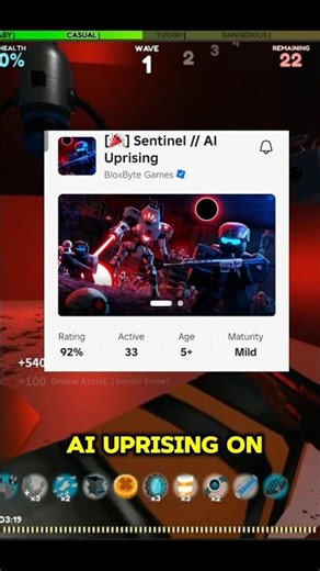Sentinel Ai uprising 🤖 Roblox| #roblox #robloxedit #robloxgames