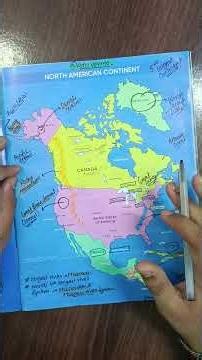 North America map explained 🗺️⚡~ by @eduverma