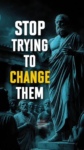 They Are Showing You Who They Are. Believe Them. | Stoicism Stop trying to change people. Give them freedom. Watch what they choose. Character is never hidden. It shows itself when you stop interfering. You don’t lose people when you step back. You lose illusions. And clarity is power. #stoicism #selfrespect #boundaries #lettinggo #lifelessons | Stoic Wisdom Quotes