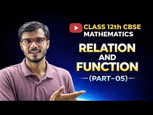 Relation and function part 05 #function class 12th CBSE R.S. sir #mathematics #ncert @shikharbatch