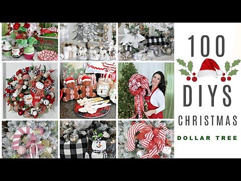 🎄100 DIY DOLLAR TREE CHRISTMAS DECOR CRAFTS 🎄"I Love Christmas" ep 14 Olivia's Romantic Home DIY