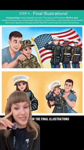 Process of bringing a children's book to life as an illustrator