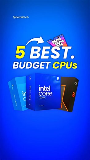 Top 5 Budget CPUs for Gaming 2026 🎮🔥