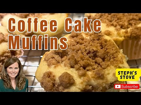 Coffee Cake Muffins: Soft, Fluffy, & Topped with Irresistible Cinnamon Streusel-Steph’s Stove