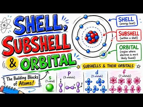 Shell, Subshell and Orbital In Chemistry