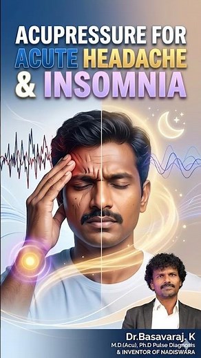 Acupressure for Acute headache and insomania #headacherelief #insomniarelief