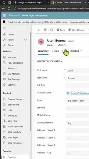 How to enable access to services about page in Power Pages to clear cache ? #microsoftpowerpages