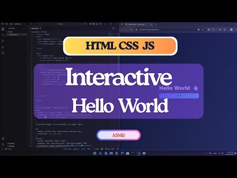 Coding ASMR | HTML CSS JavaScript | Mechanical Keyboard Sounds