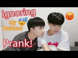 IGNORING My Husband PRANK! 🤫💔**Idiot, Cute Boyfriend** | 忽視我老公惡作劇！男友像個大傻瓜[Gay Couple Lucas&Kibo]