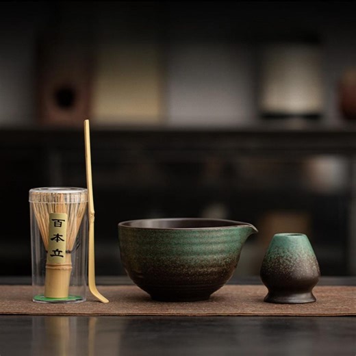 日本の抹茶セット - 陶器製抹茶碗と竹製茶筅のセット、手作り陶器の茶道セット、お茶好きの方への伝統的な抹茶ギフトセット - Etsy 日本