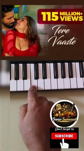 Tere Vaaste Piano | 1 Finger Easy 🎹 | Sopi Paddhat