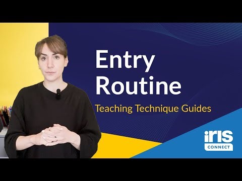 Entry Routine - Classroom Behaviour Management Technique