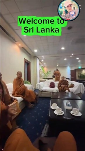 Welcome to Sri Lanka Buddhist monks #shorts #srilanka #peacewalk