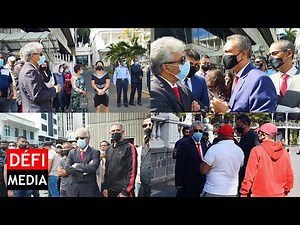 Assemblée nationale : manif « symbolique » d’Arvin Boolell pour dénoncer sa suspension