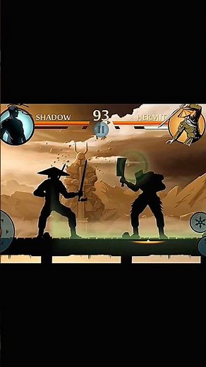 Shadow vs Hermit 😱 Final Gates of Shadows Battle | Shadow Fight 2 Best Fight Ever