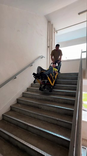 Take a look at our stair-climbing wheelchair - even when there's no lift, this wheelchair can conquer stairs. Our Rainbow Care staff will provide you with a demonstration showcasing how this wheelchair excels at conquering stairs! 💪🏻 #rainbowcare #rainbowcaresg #stairclimbingwheelchair #fyp #elderlycare #productguide #wheelchairclimbstairs #stairwheelchair #portablewheelchair #foldablestairclimbingwheelchair #singaporetiktok #homecare #elderly