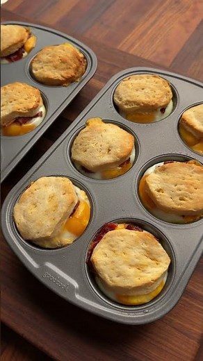 Sausage Biscuit Breakfast Sandwiches
