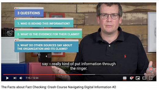 John Green launches Crash Course: Navigating Digital Information