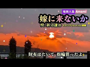 嫁に来ないか·Japanese Song·新沼謙治·歌詞付き·1618曲目·オカリナハイビスOcarina Hibi’s