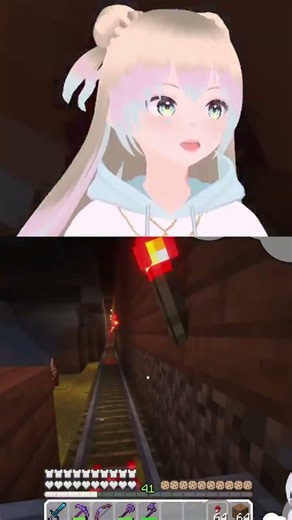 Well that was an eventful rail ride #minecraft #origins #vtuber
