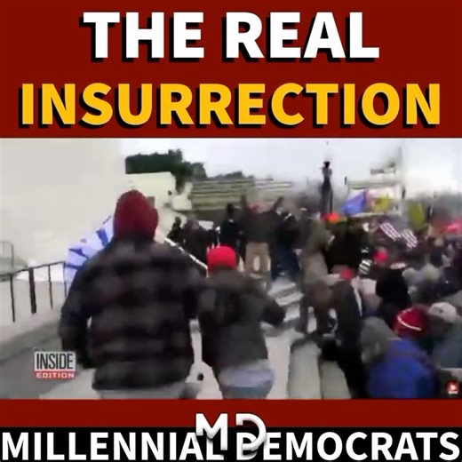 Millennial Democrats on Instagram: "This is the real insurrection. It’s embarrassing when our own President doesn’t know how to use his power correctly. This video right here is when the insurrection act was supposed to be used. Trump stood back and watched. In 2025 he’s fueling a fire that isn’t worth starting. Don’t let him fool us again! • • #usconstitution #donaldtrump #2025 #project2025 #america #maga #gop #freedomofspeech #2028 #genz #january6th #insurrection #explorepage #republicans #dum