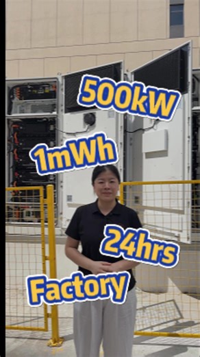 500kW 1mwh BESS for a factory #solarsystem #BESS | Mars Solar Power System Manufacturer